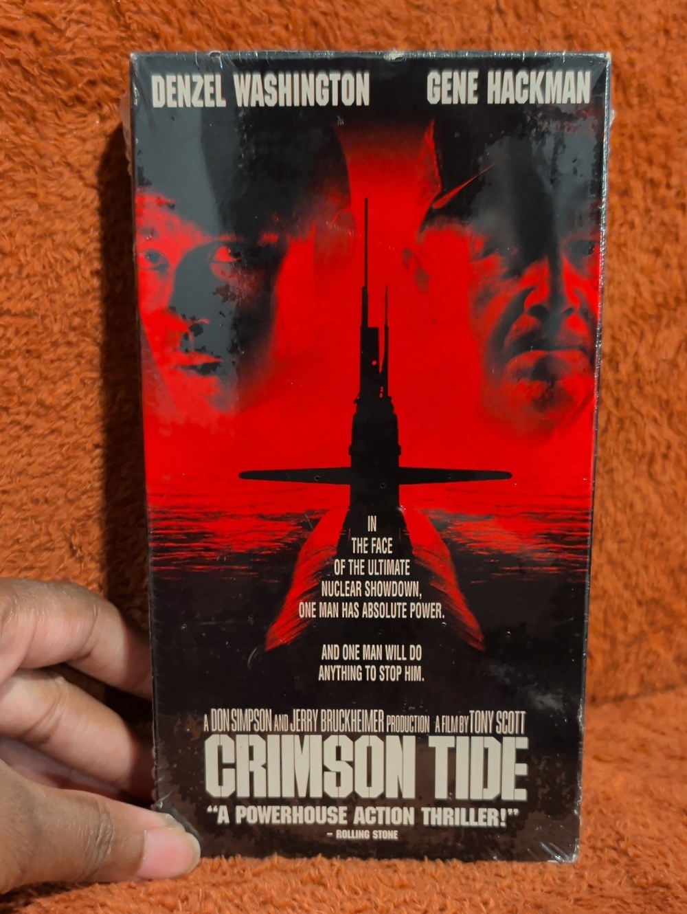 Crimson Tide Movie VHS